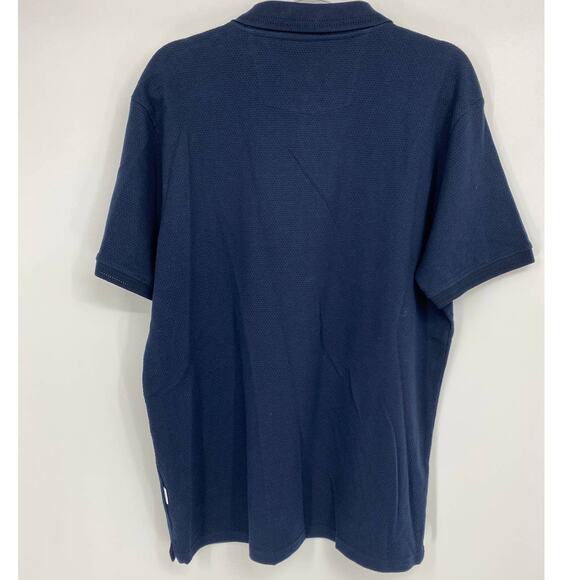 London Peter Werth No.1 Mens Navy Short Sleeve Polo Shirt NEW Large - Picture 2 of 10
